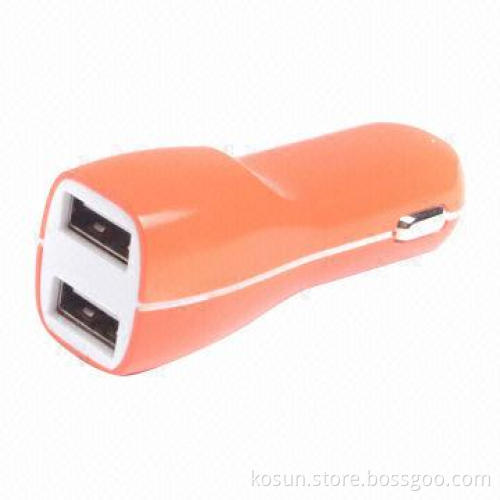 Car Charger with 12 to 24V Voltage, CE Certified, RoHS Directive-compliant
